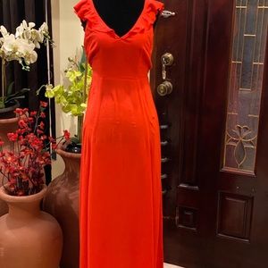 New without tags red backless dress size S
